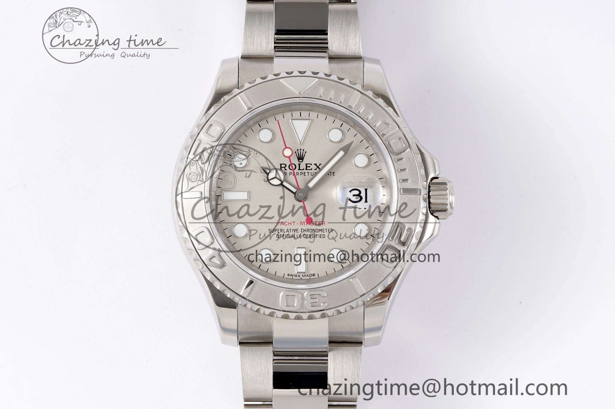 Yacht-Master 126622 SS APSF Best Edition Silver Dial on SS Bracelet A3235
