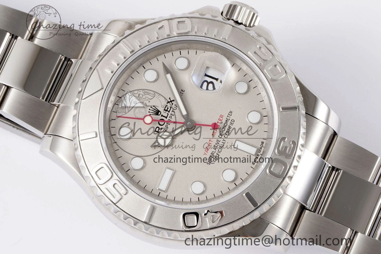 Yacht-Master 126622 SS APSF Best Edition Silver Dial on SS Bracelet A3235