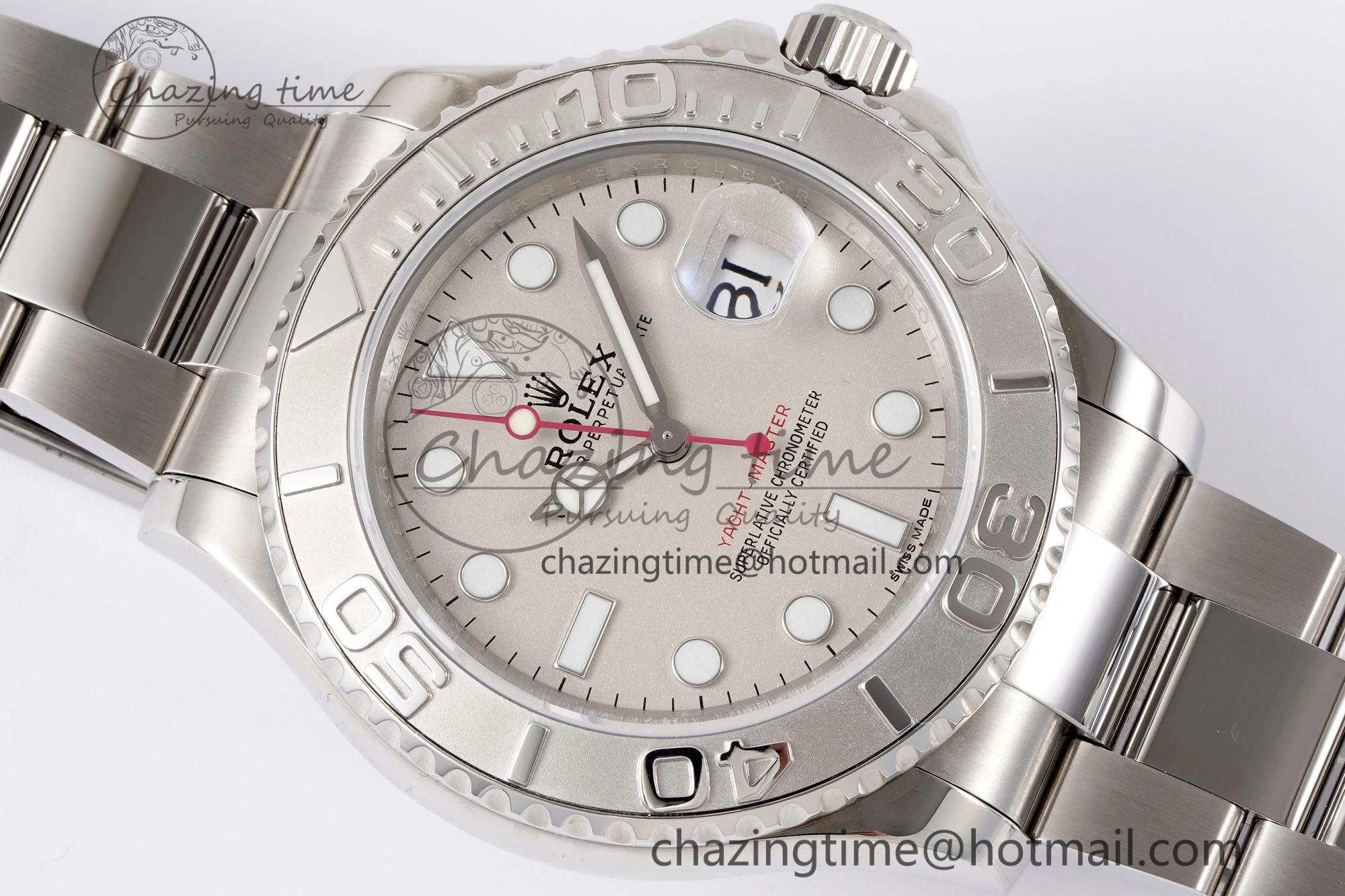 Yacht-Master 126622 SS APSF Best Edition Silver Dial on SS Bracelet A3235