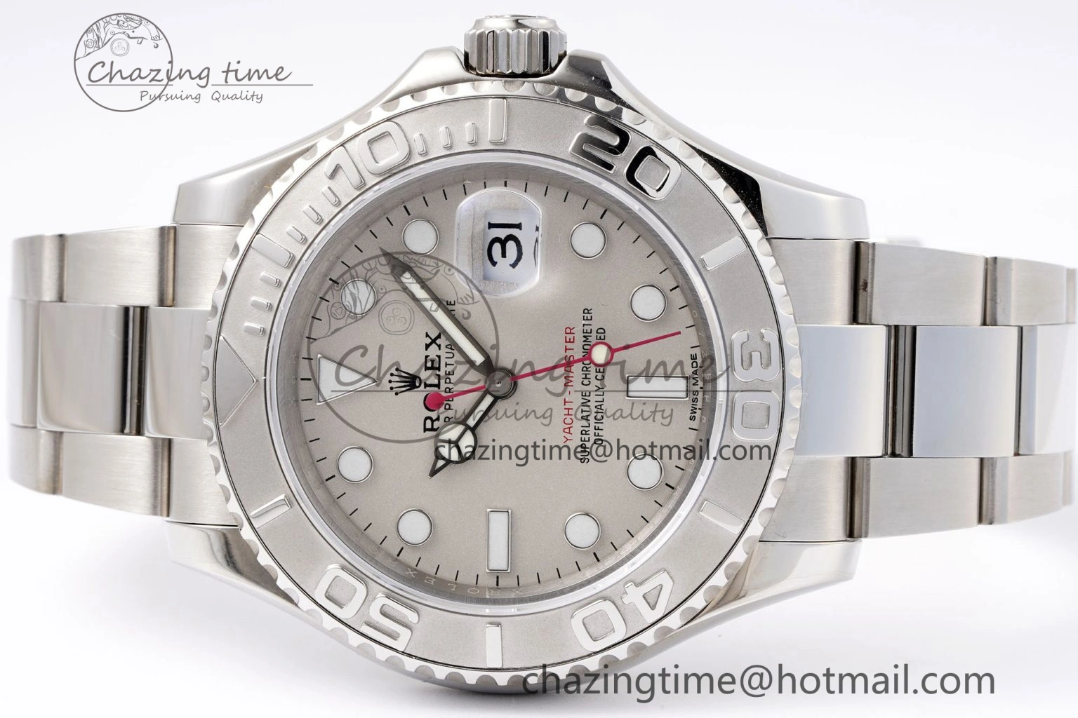 Yacht-Master 126622 SS APSF Best Edition Silver Dial on SS Bracelet A3235
