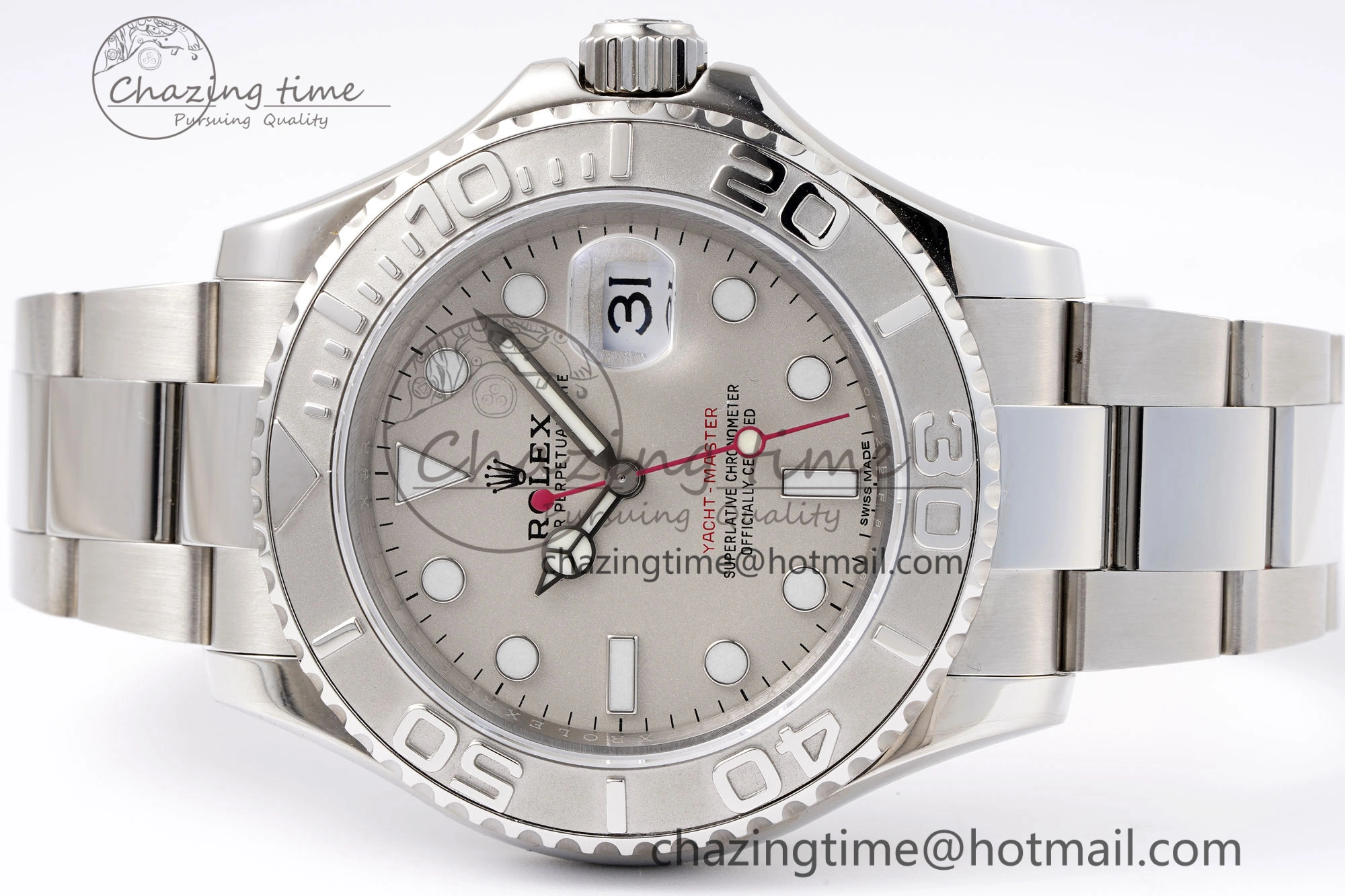 Yacht-Master 126622 SS APSF Best Edition Silver Dial on SS Bracelet A3235
