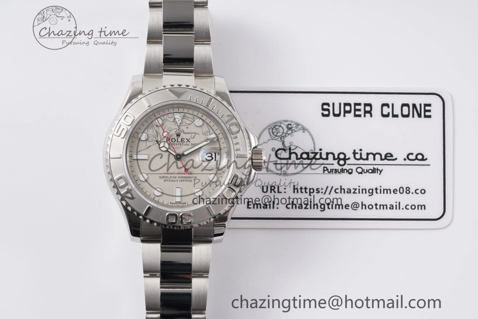 Yacht-Master 126622 SS APSF Best Edition Silver Dial on SS Bracelet A3235