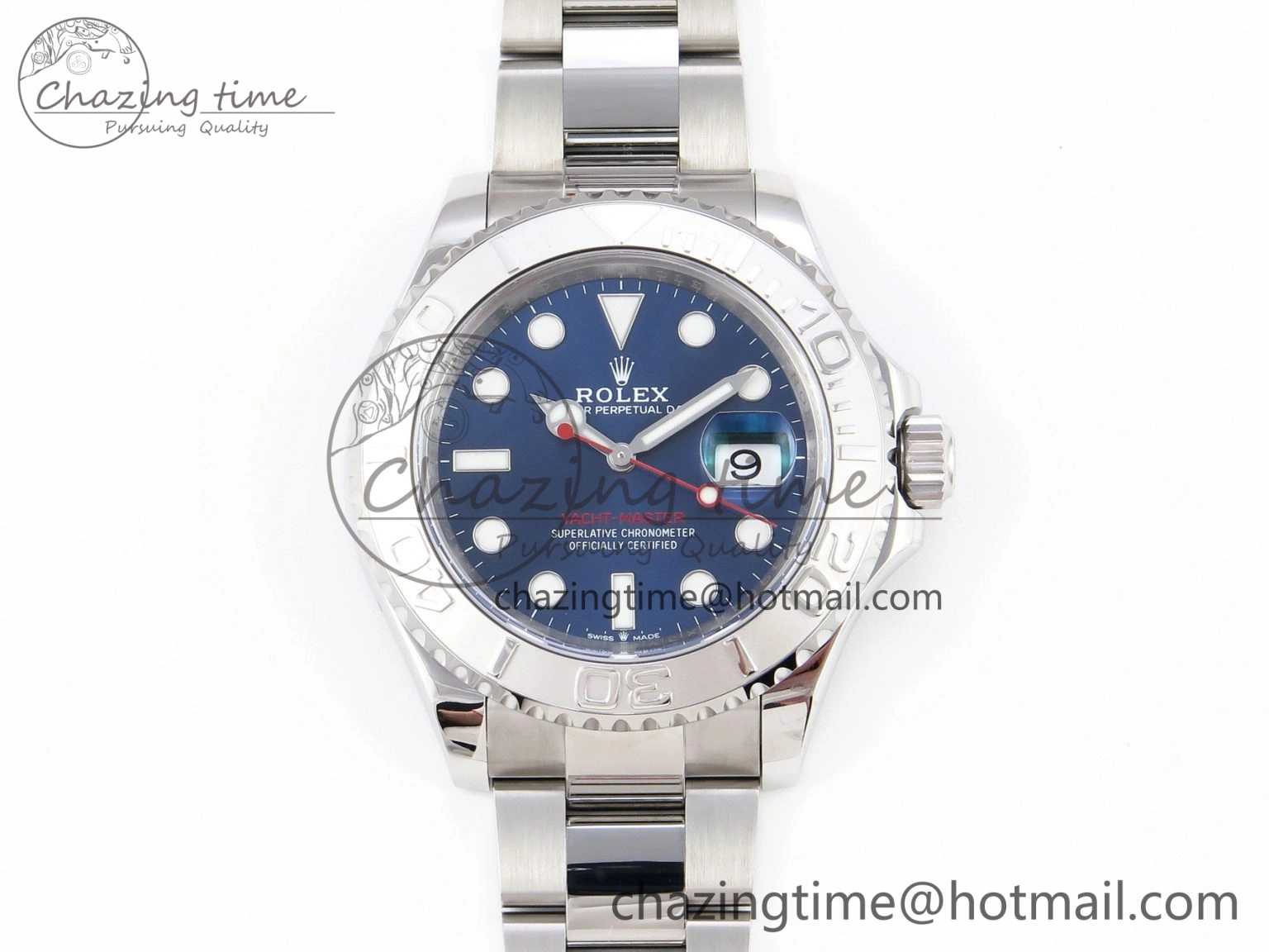 Yacht-Master 126622 VSF 1:1 Best Edition 904L Steel Blue Dial on SS Bracelet VS3235