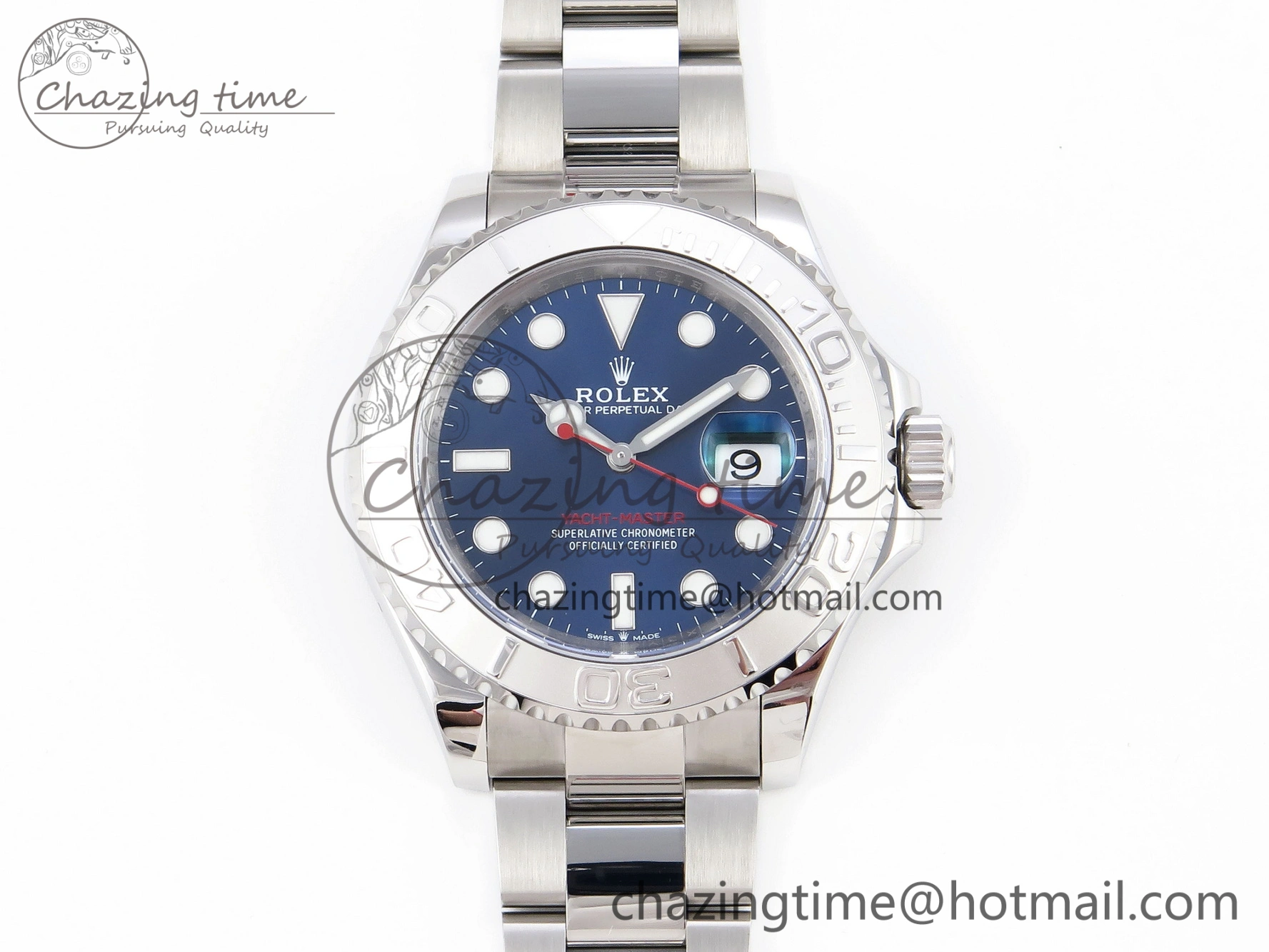 Yacht-Master 126622 VSF 1:1 Best Edition 904L Steel Blue Dial on SS Bracelet VS3235