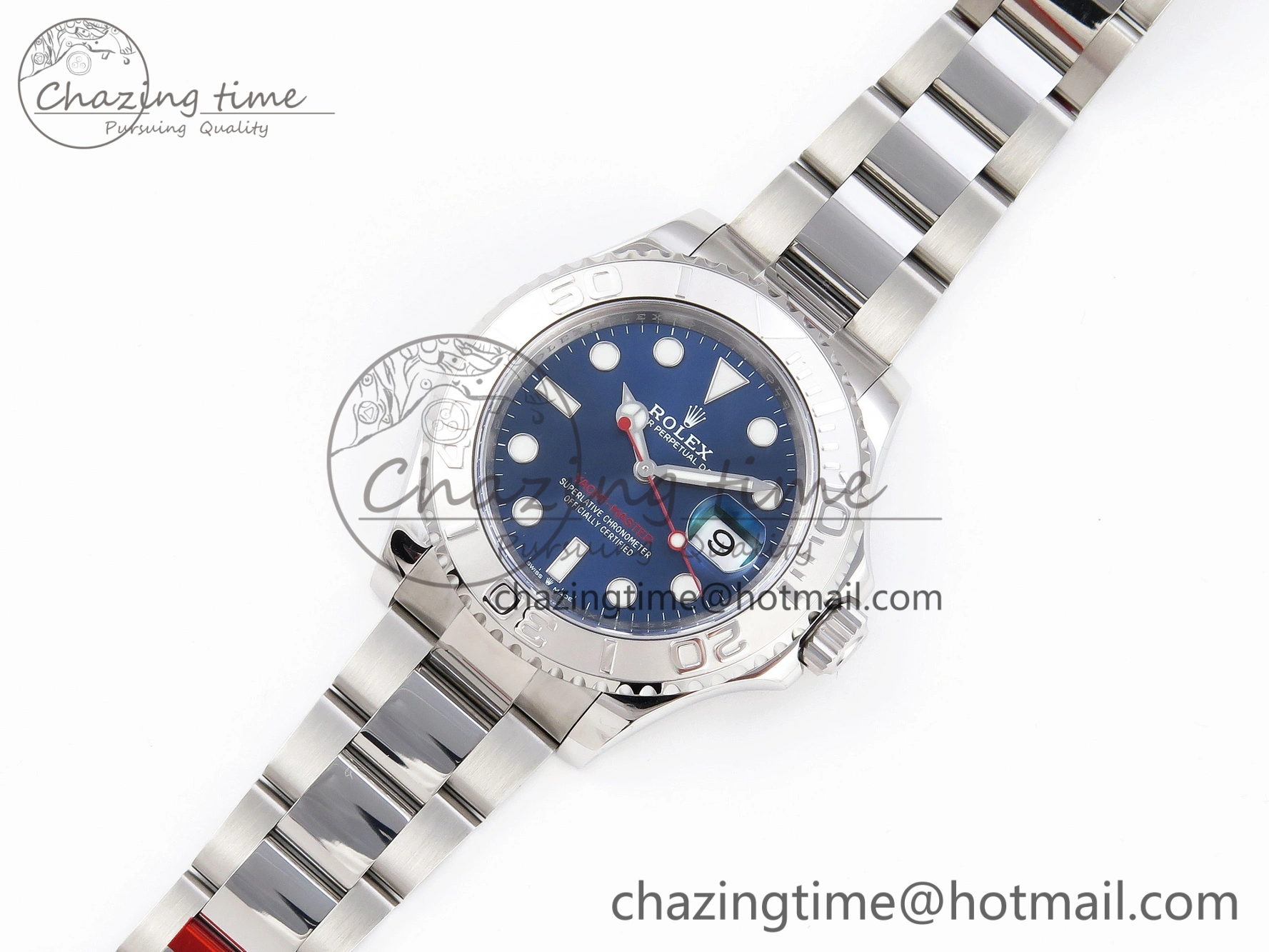 Yacht-Master 126622 VSF 1:1 Best Edition 904L Steel Blue Dial on SS Bracelet VS3235