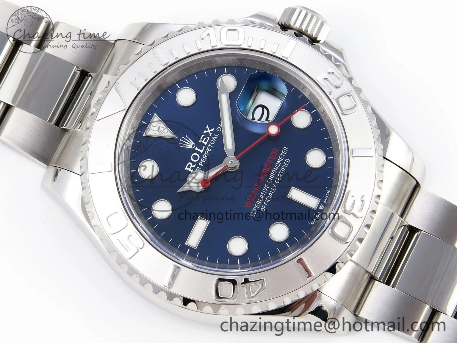 Yacht-Master 126622 VSF 1:1 Best Edition 904L Steel Blue Dial on SS Bracelet VS3235