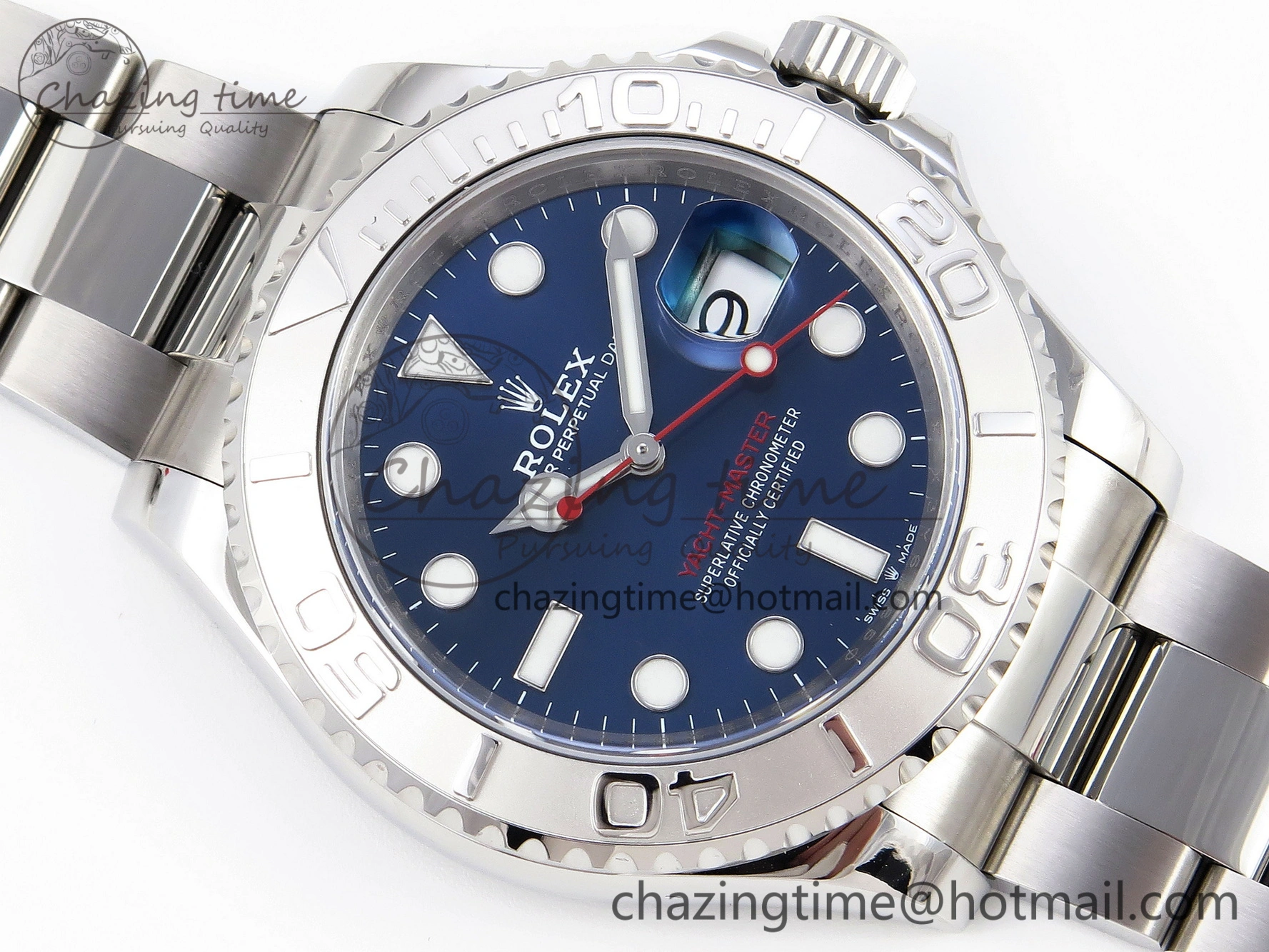 Yacht-Master 126622 VSF 1:1 Best Edition 904L Steel Blue Dial on SS Bracelet VS3235