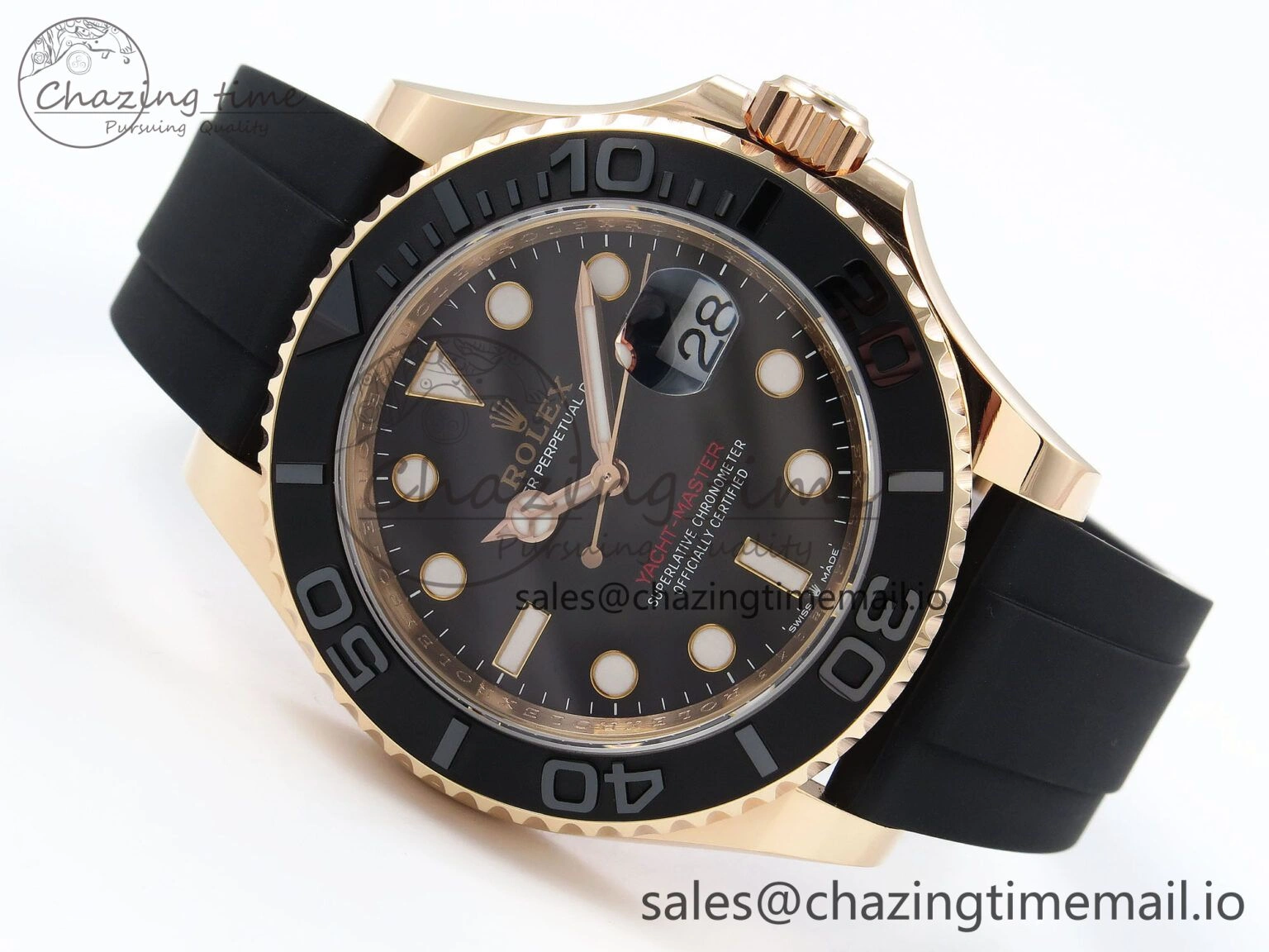 Yacht-Master 126655 ARF 1:1 Best Edition on Oysterflex Strap VR3235 (Gain Weight)