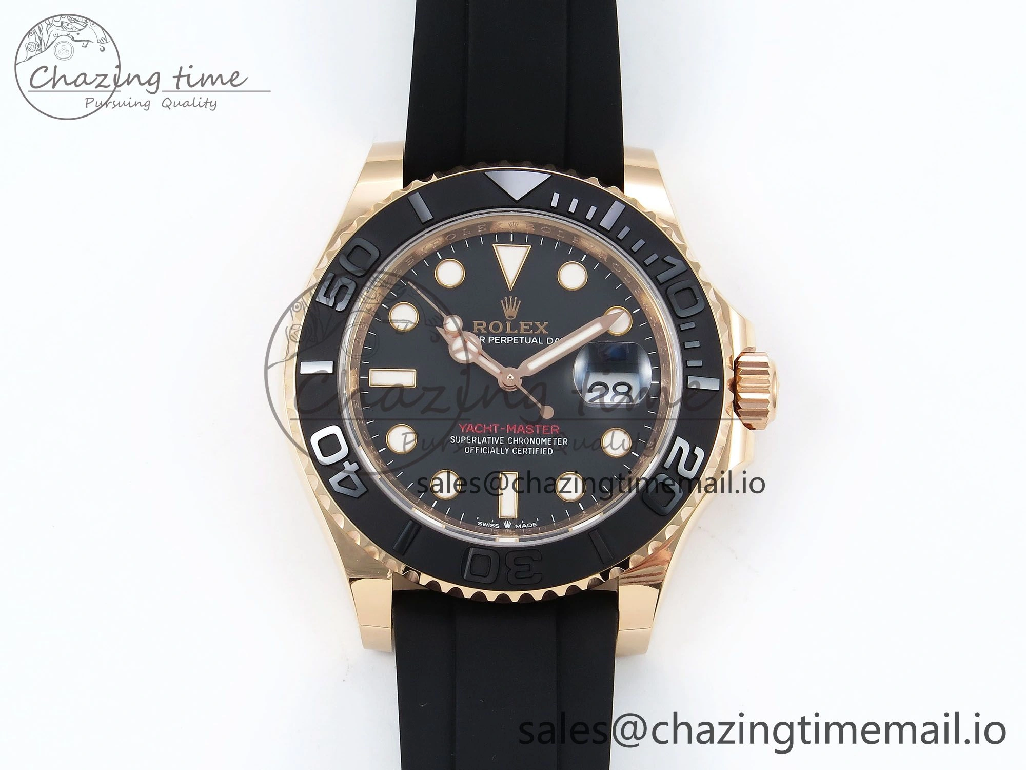 Yacht-Master 126655 ARF 1:1 Best Edition on Oysterflex Strap VR3235 (Gain Weight)