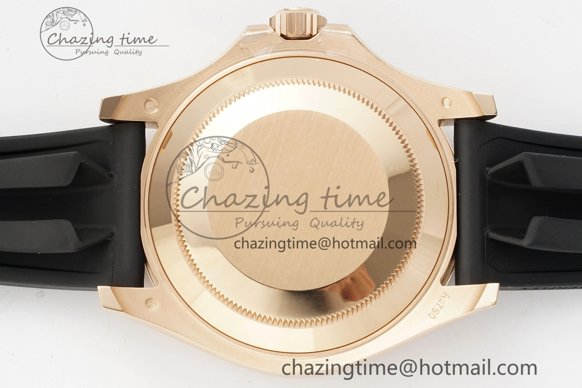 Yacht-Master 126655 C+F 1:1 Best Edition Black Ceramic Bezel on Oysterflex Rubber Strap VR3235