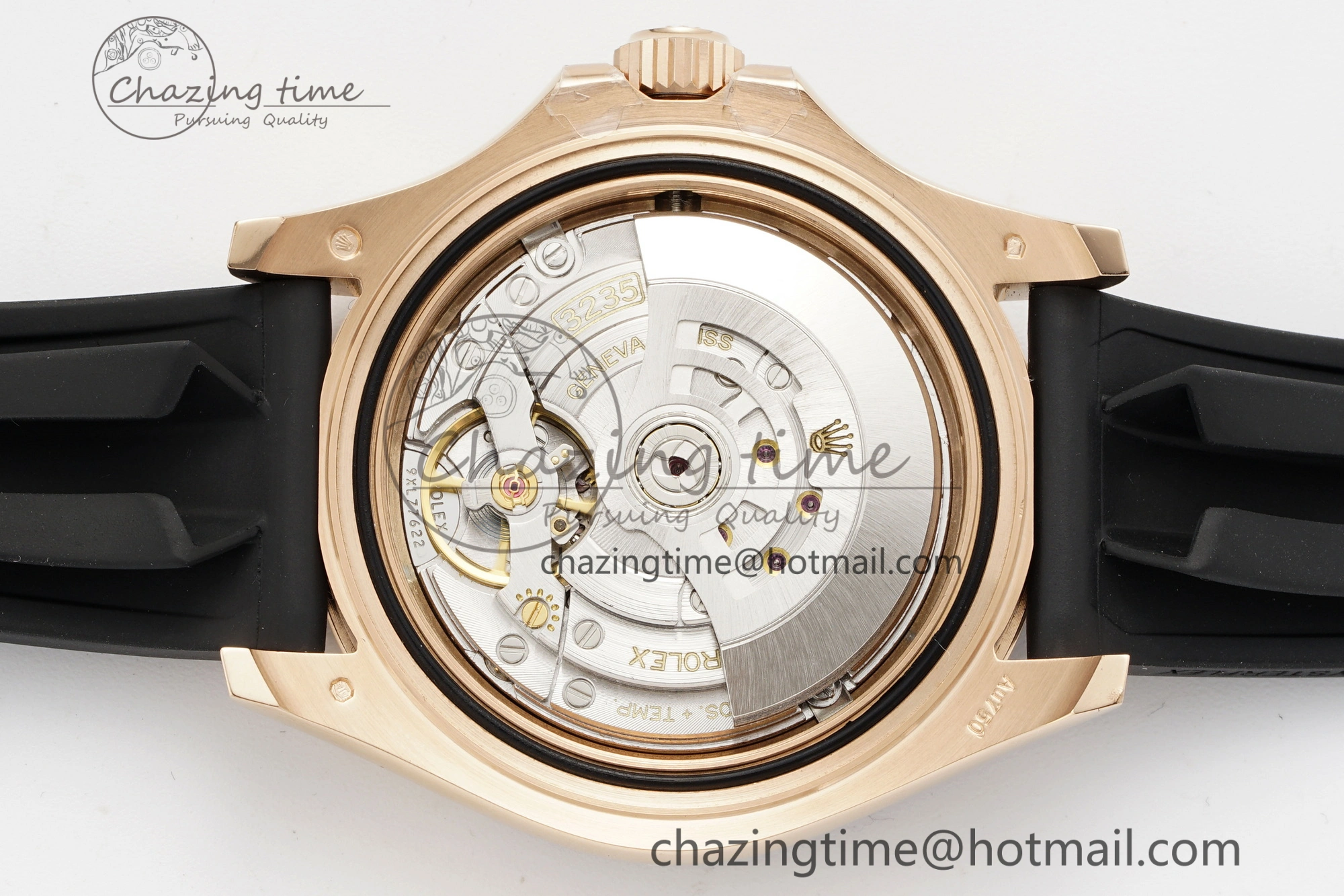 Yacht-Master 126655 C+F 1:1 Best Edition Black Ceramic Bezel on Oysterflex Rubber Strap VR3235