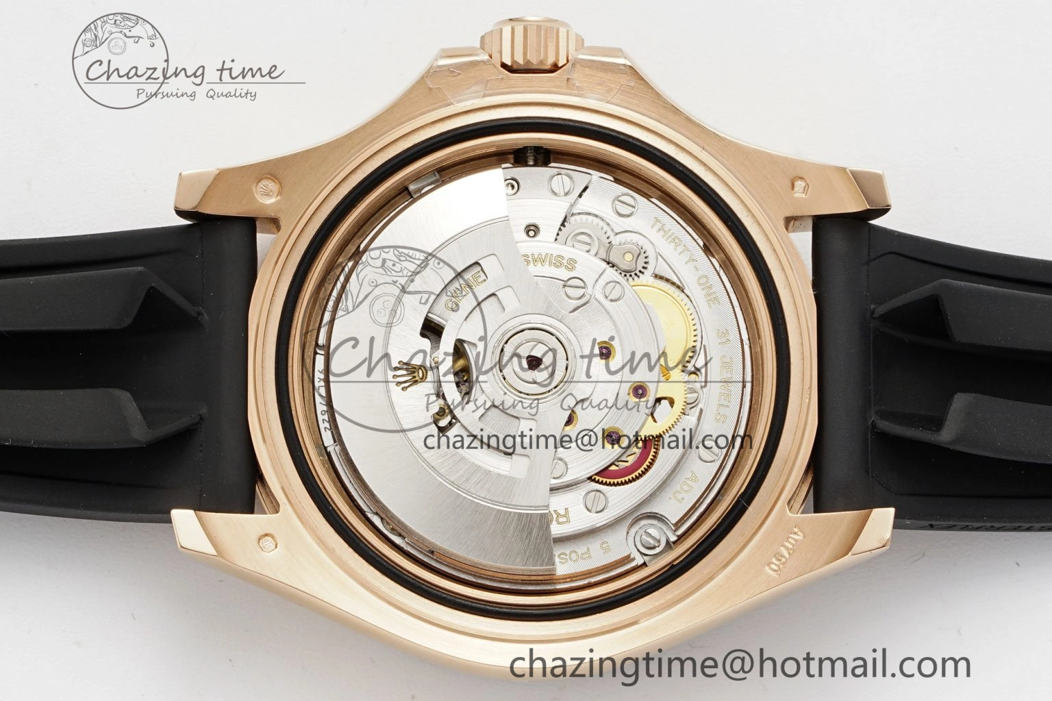 Yacht-Master 126655 C+F 1:1 Best Edition Black Ceramic Bezel on Oysterflex Rubber Strap VR3235