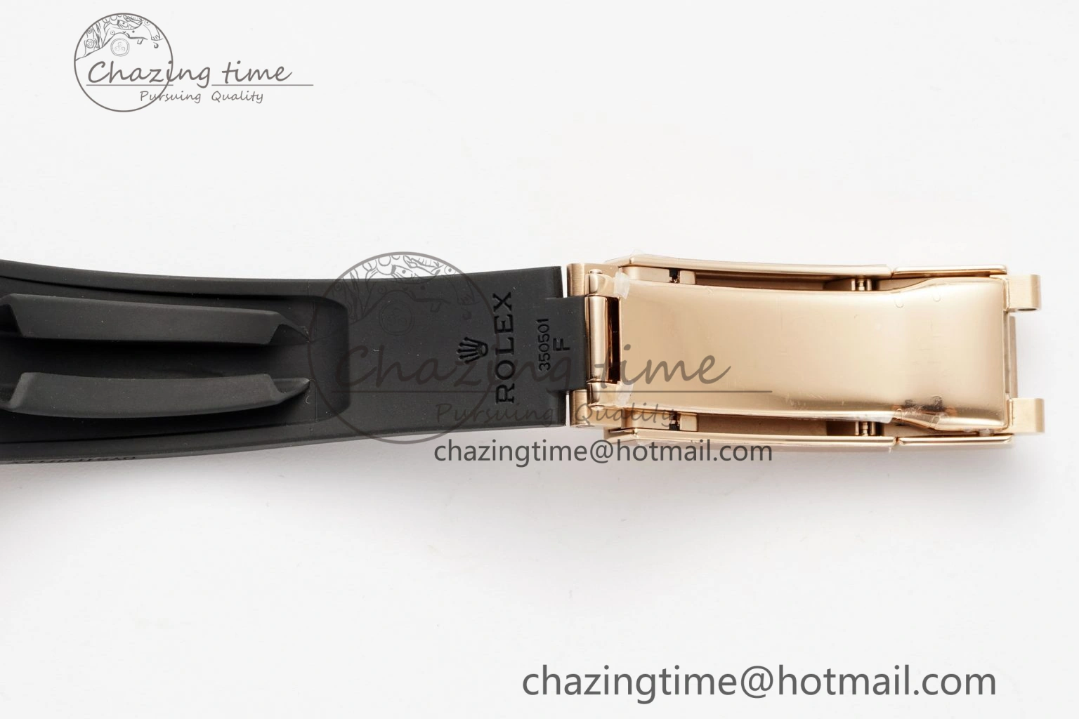 Yacht-Master 126655 C+F 1:1 Best Edition Black Ceramic Bezel on Oysterflex Rubber Strap VR3235