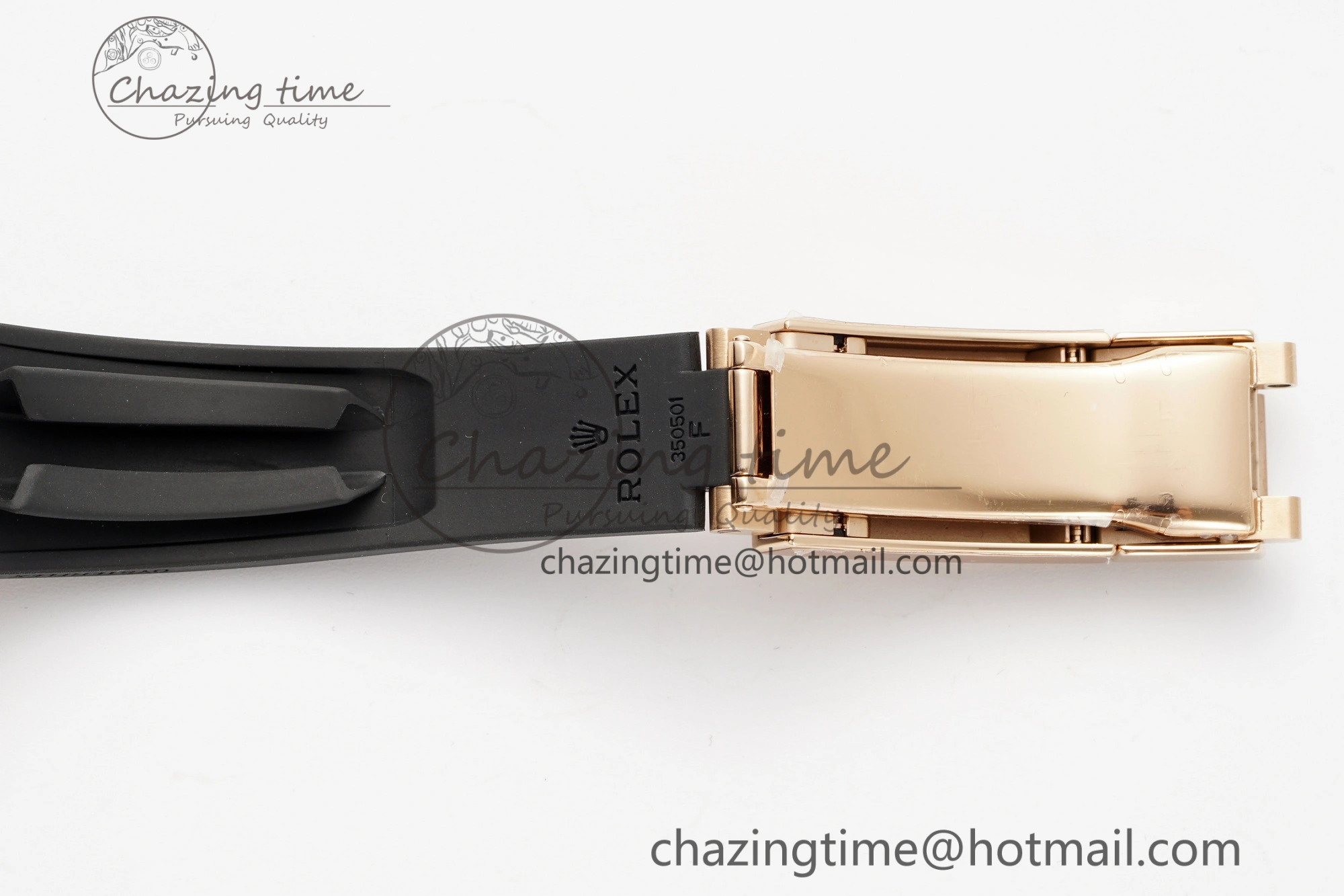 Yacht-Master 126655 C+F 1:1 Best Edition Black Ceramic Bezel on Oysterflex Rubber Strap VR3235