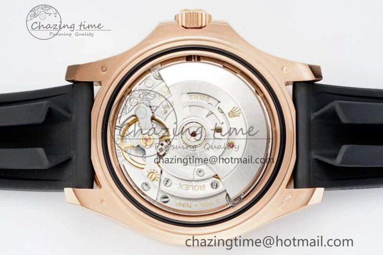 Yacht-Master 126655 Clean 1:1 Best Edition Black Ceramic Bezel on Oysterflex Strap VR3235