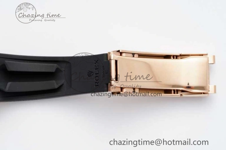Yacht-Master 126655 Clean 1:1 Best Edition Black Ceramic Bezel on Oysterflex Strap VR3235