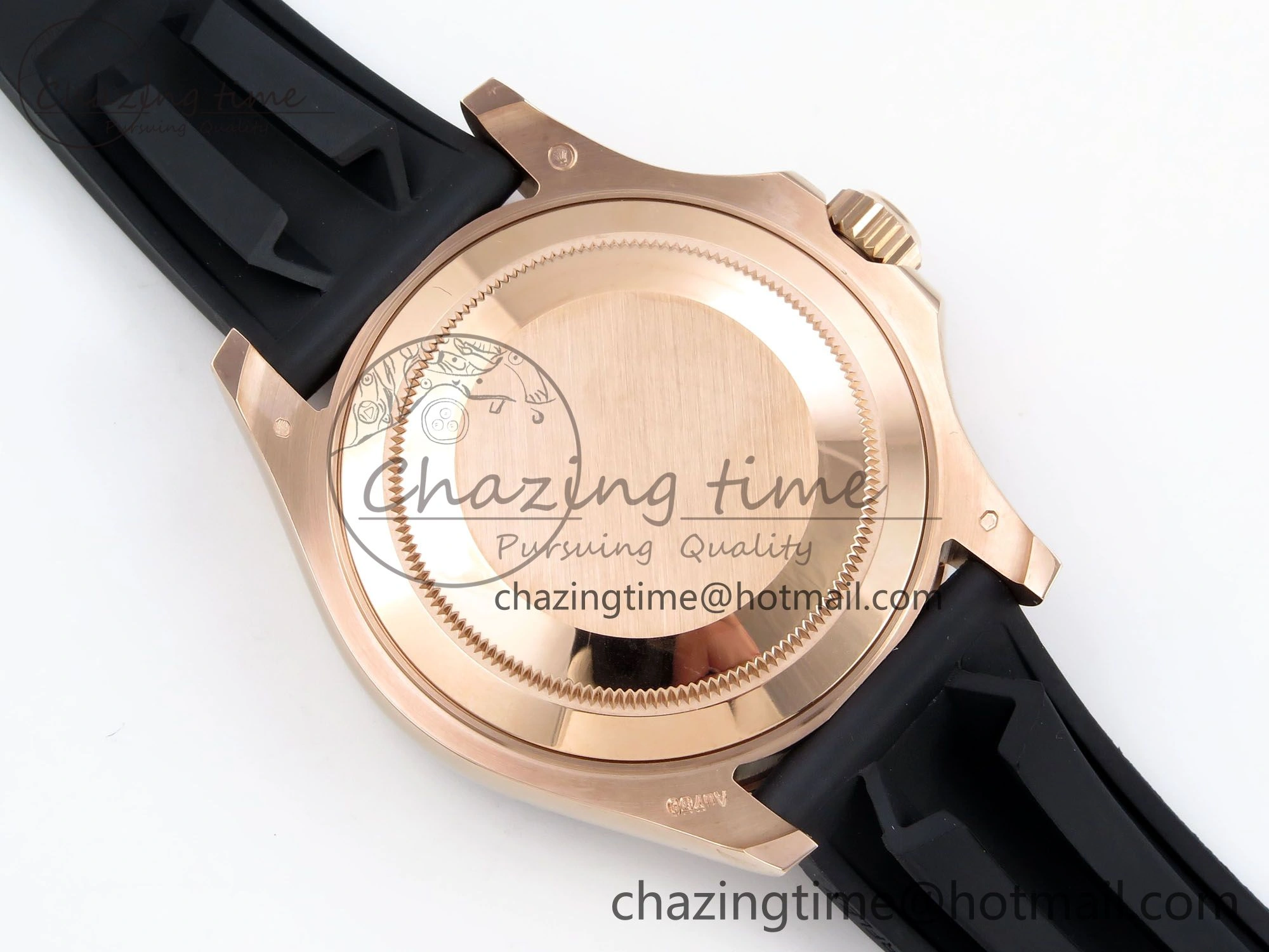 Yacht-Master 126655 HGF 904L Steel 1:1 Best Edition Black Dial on Oysterflex Strap VR3235