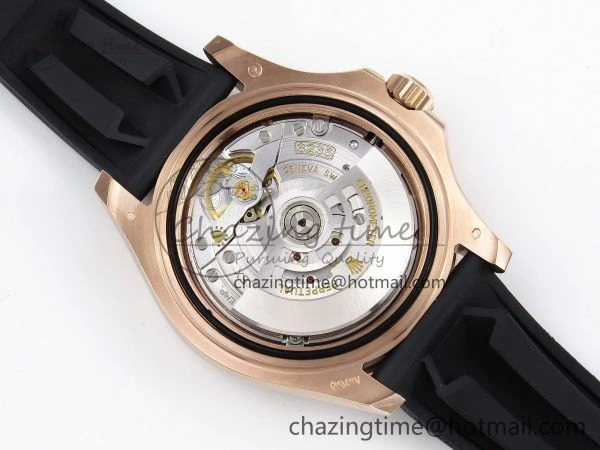 Yacht-Master 126655 HGF 904L Steel 1:1 Best Edition Black Dial on Oysterflex Strap VR3235
