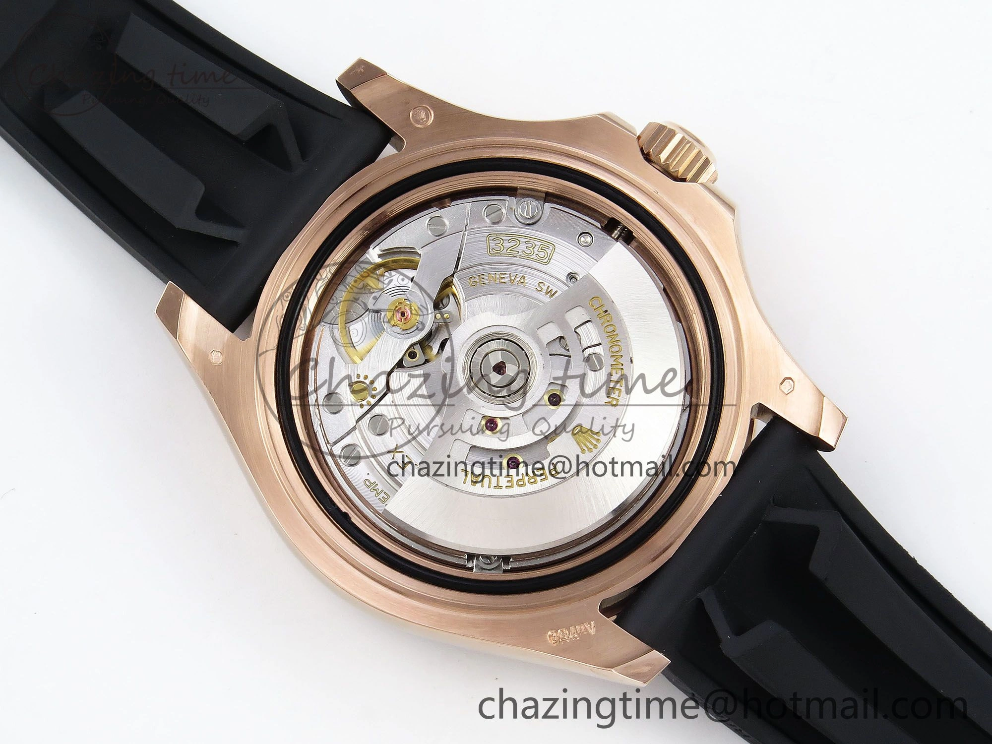 Yacht-Master 126655 HGF 904L Steel 1:1 Best Edition Black Dial on Oysterflex Strap VR3235