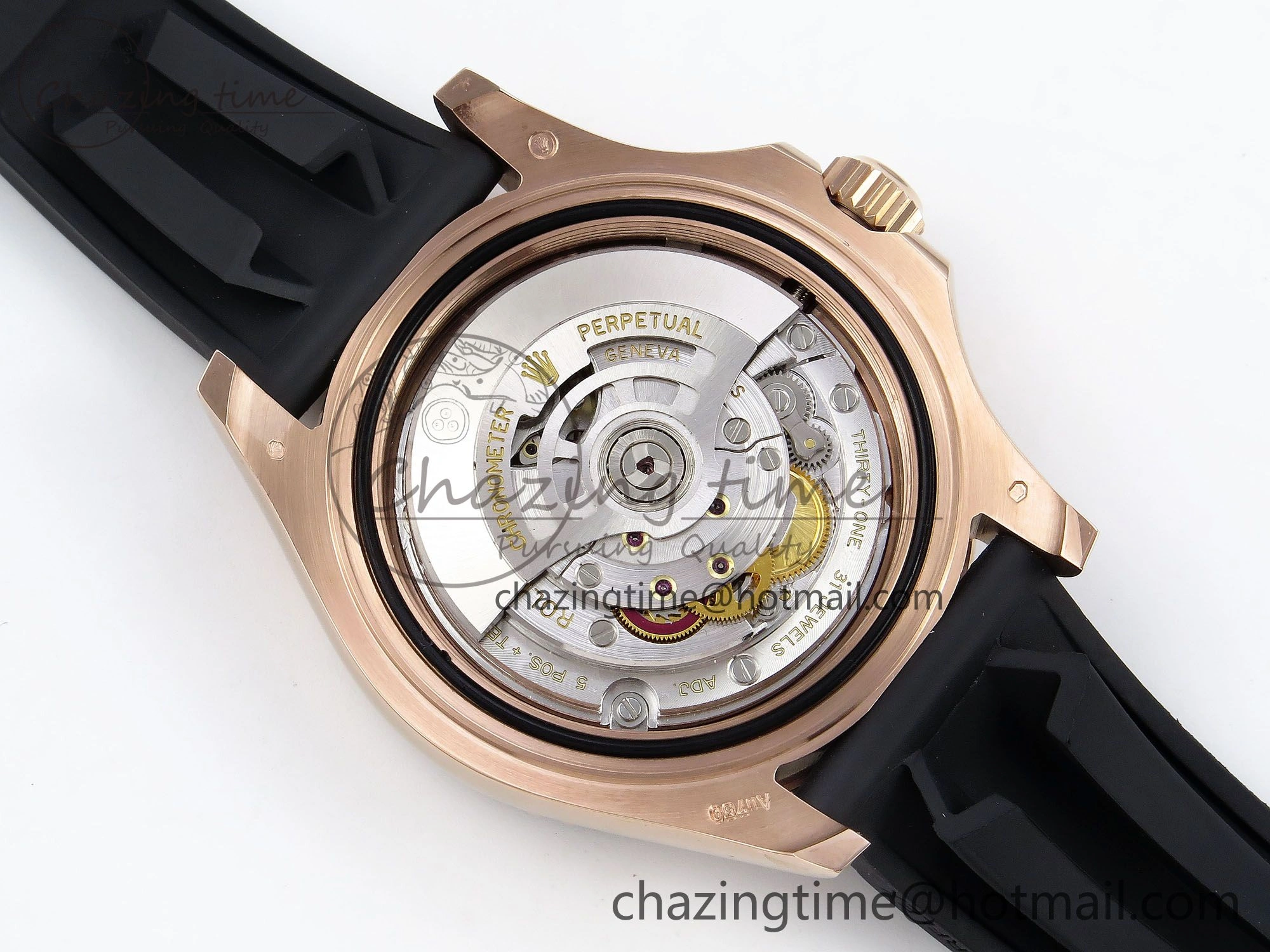 Yacht-Master 126655 HGF 904L Steel 1:1 Best Edition Black Dial on Oysterflex Strap VR3235
