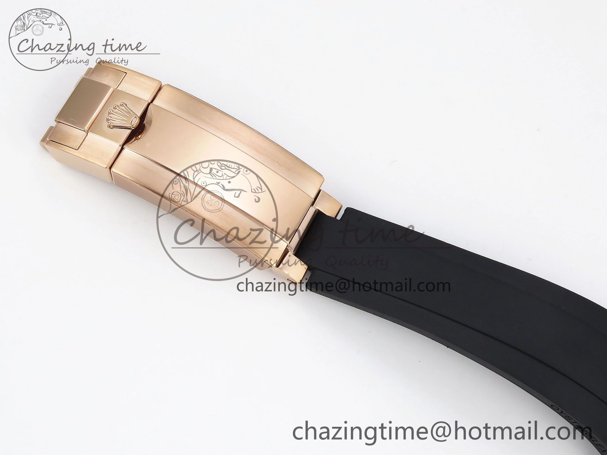 Yacht-Master 126655 HGF 904L Steel 1:1 Best Edition Black Dial on Oysterflex Strap VR3235