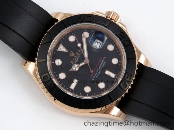 Yacht-Master 126655 KF 1:1 Best Edition RG Wrapped on Oysterflex Strap VR3235 (Gen Weight)