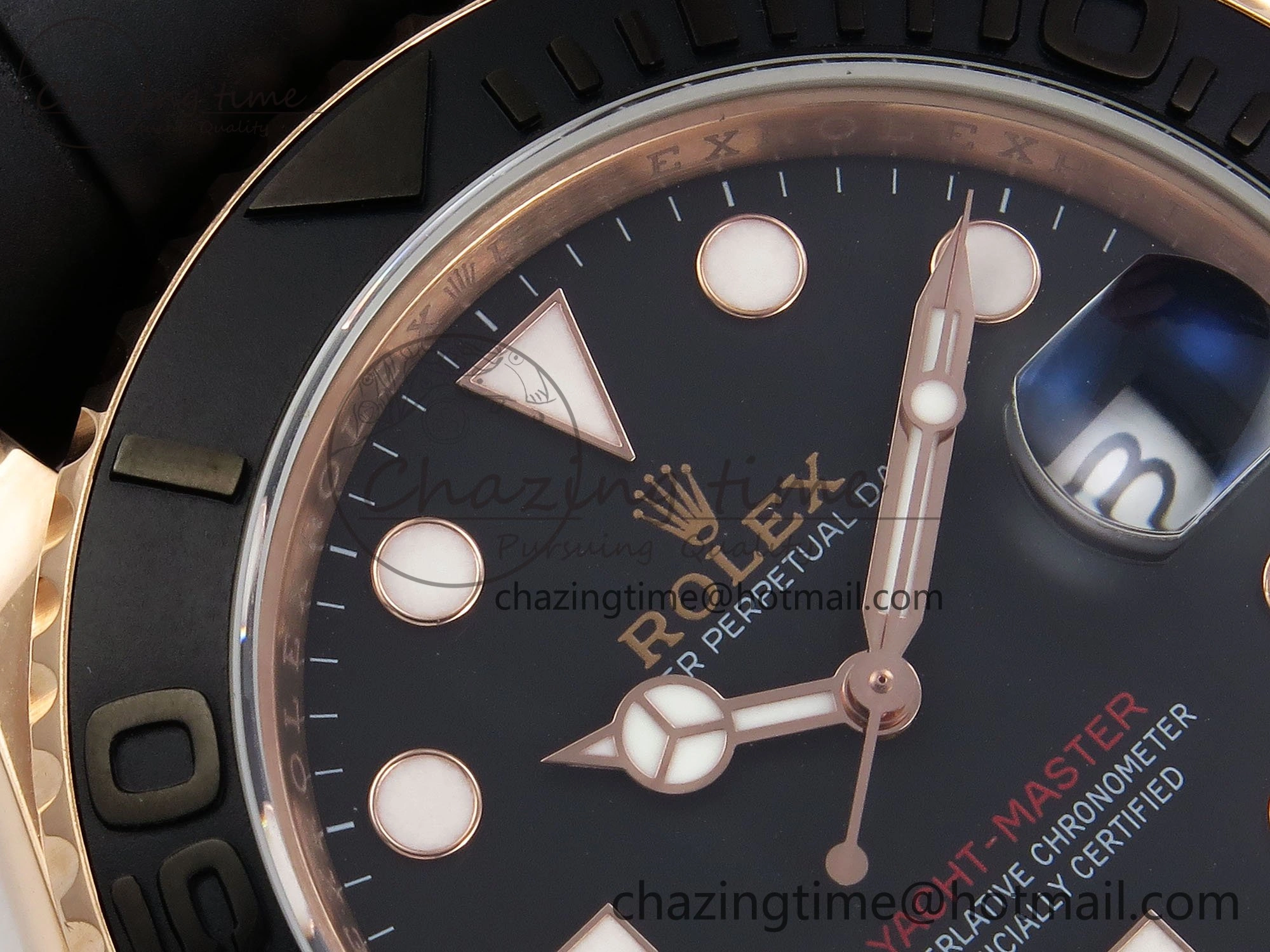 Yacht-Master 126655 KF 1:1 Best Edition RG Wrapped on Oysterflex Strap VR3235 (Gen Weight)