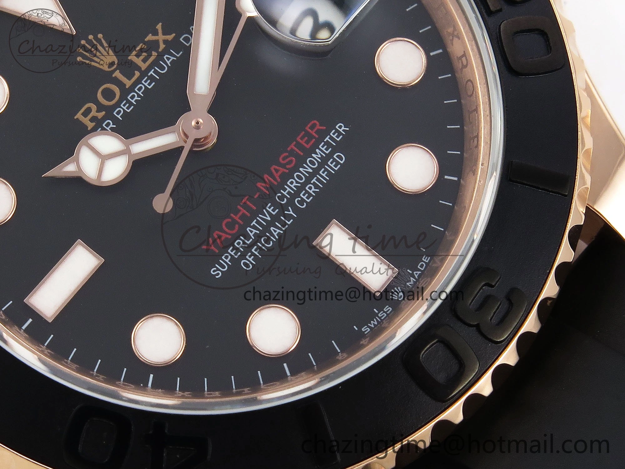 Yacht-Master 126655 KF 1:1 Best Edition RG Wrapped on Oysterflex Strap VR3235 (Gen Weight)