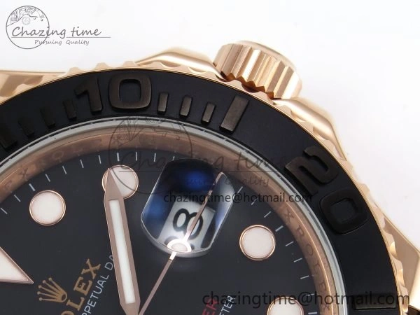Yacht-Master 126655 KF 1:1 Best Edition RG Wrapped on Oysterflex Strap VR3235 (Gen Weight)