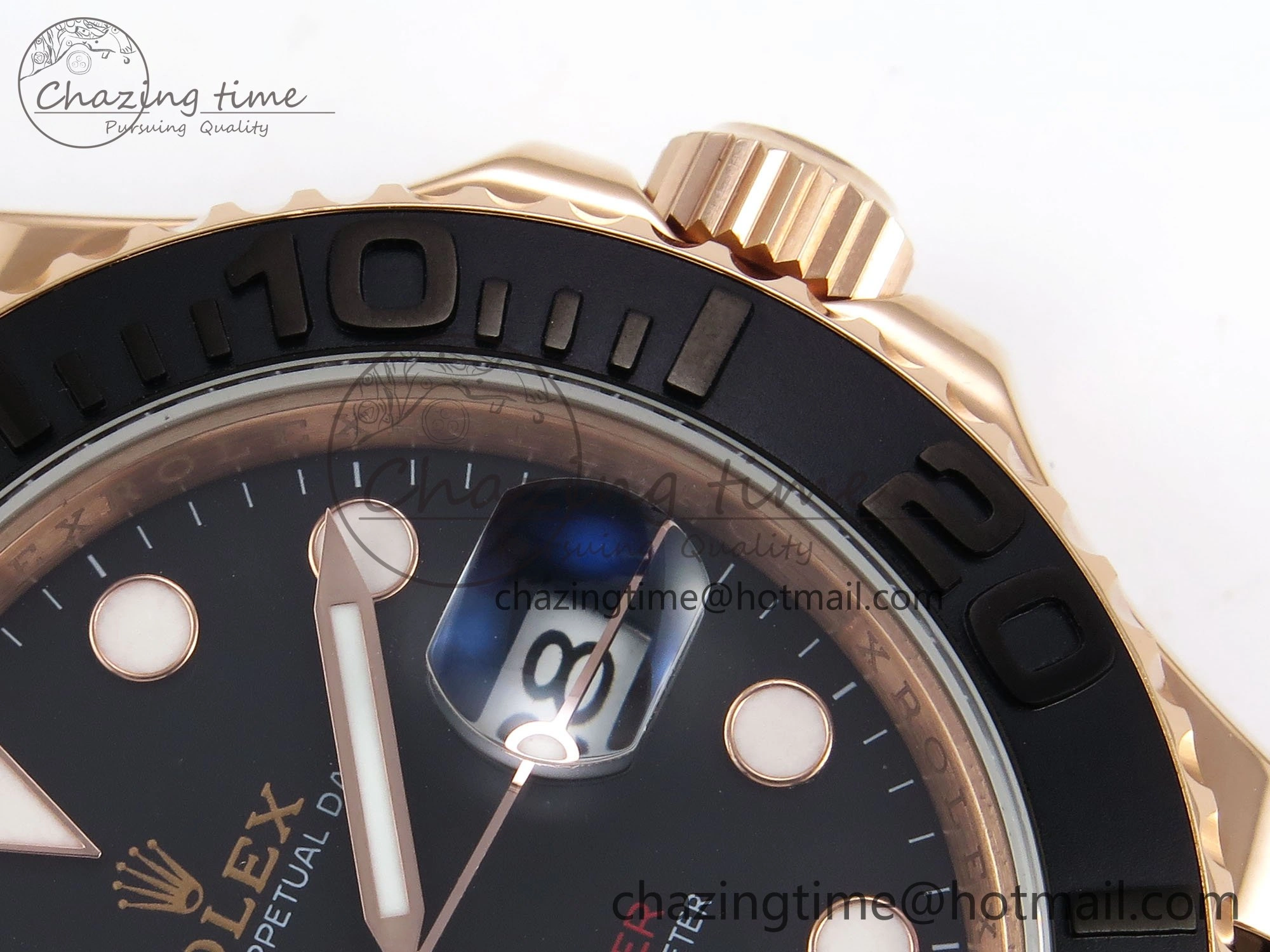 Yacht-Master 126655 KF 1:1 Best Edition RG Wrapped on Oysterflex Strap VR3235 (Gen Weight)
