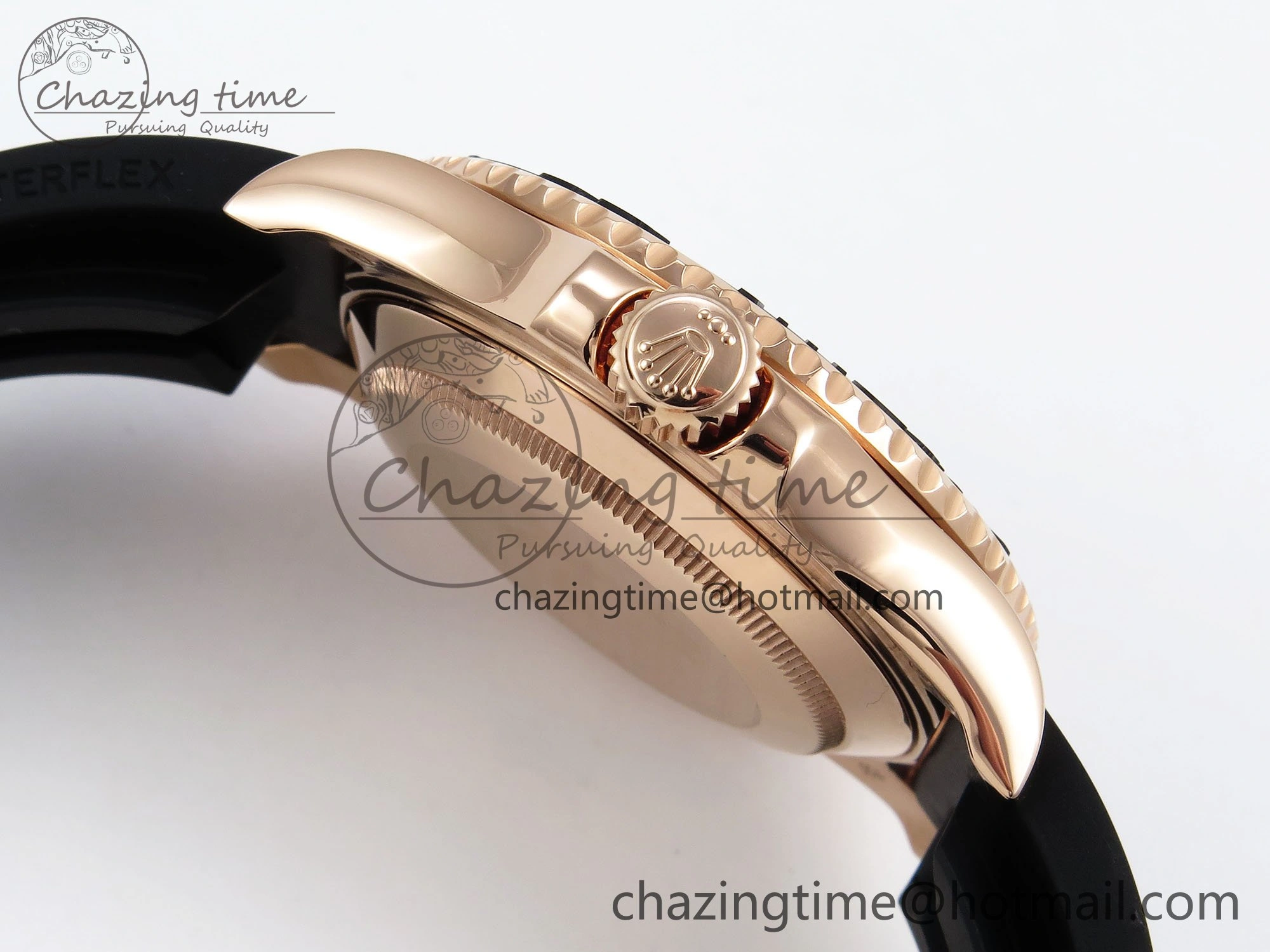 Yacht-Master 126655 KF 1:1 Best Edition RG Wrapped on Oysterflex Strap VR3235 (Gen Weight)