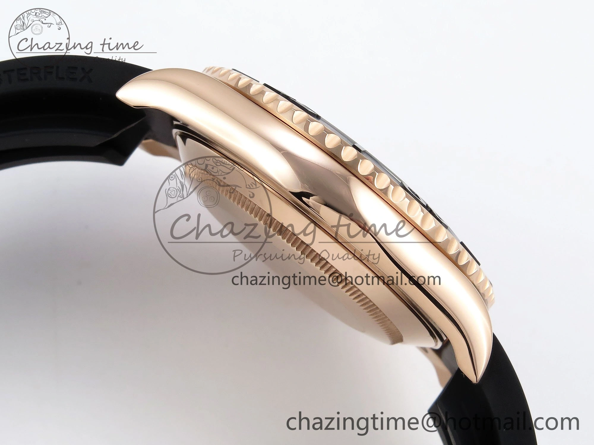 Yacht-Master 126655 KF 1:1 Best Edition RG Wrapped on Oysterflex Strap VR3235 (Gen Weight)
