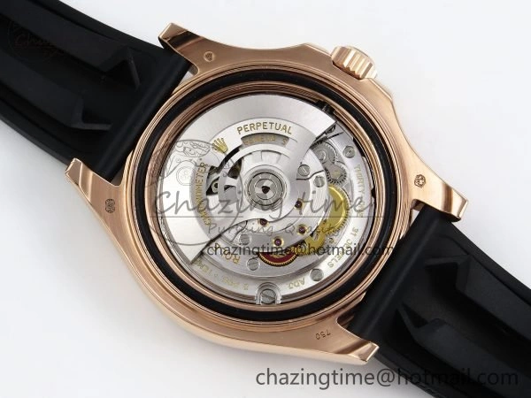 Yacht-Master 126655 KF 1:1 Best Edition RG Wrapped on Oysterflex Strap VR3235 (Gen Weight)