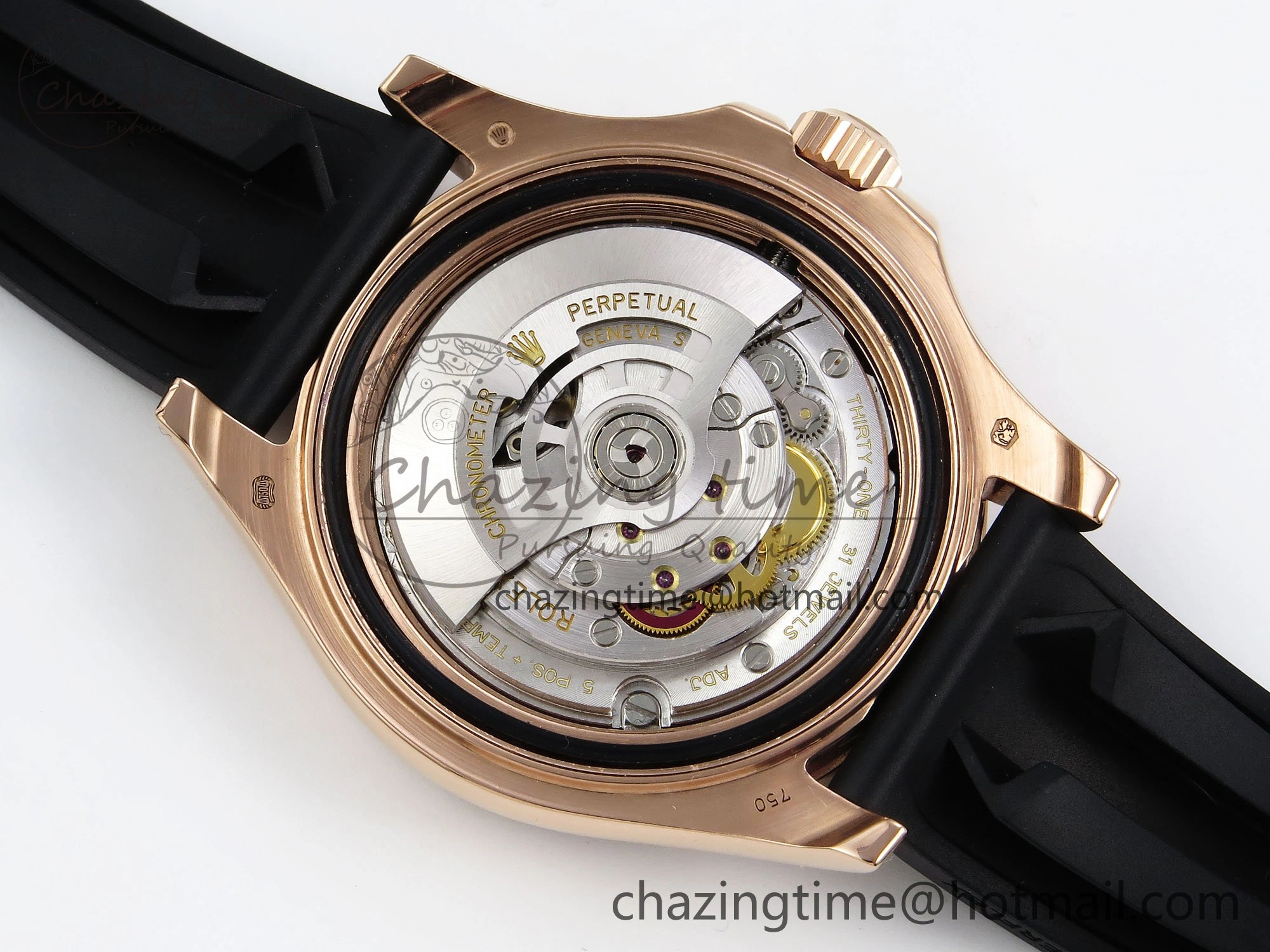 Yacht-Master 126655 KF 1:1 Best Edition RG Wrapped on Oysterflex Strap VR3235 (Gen Weight)