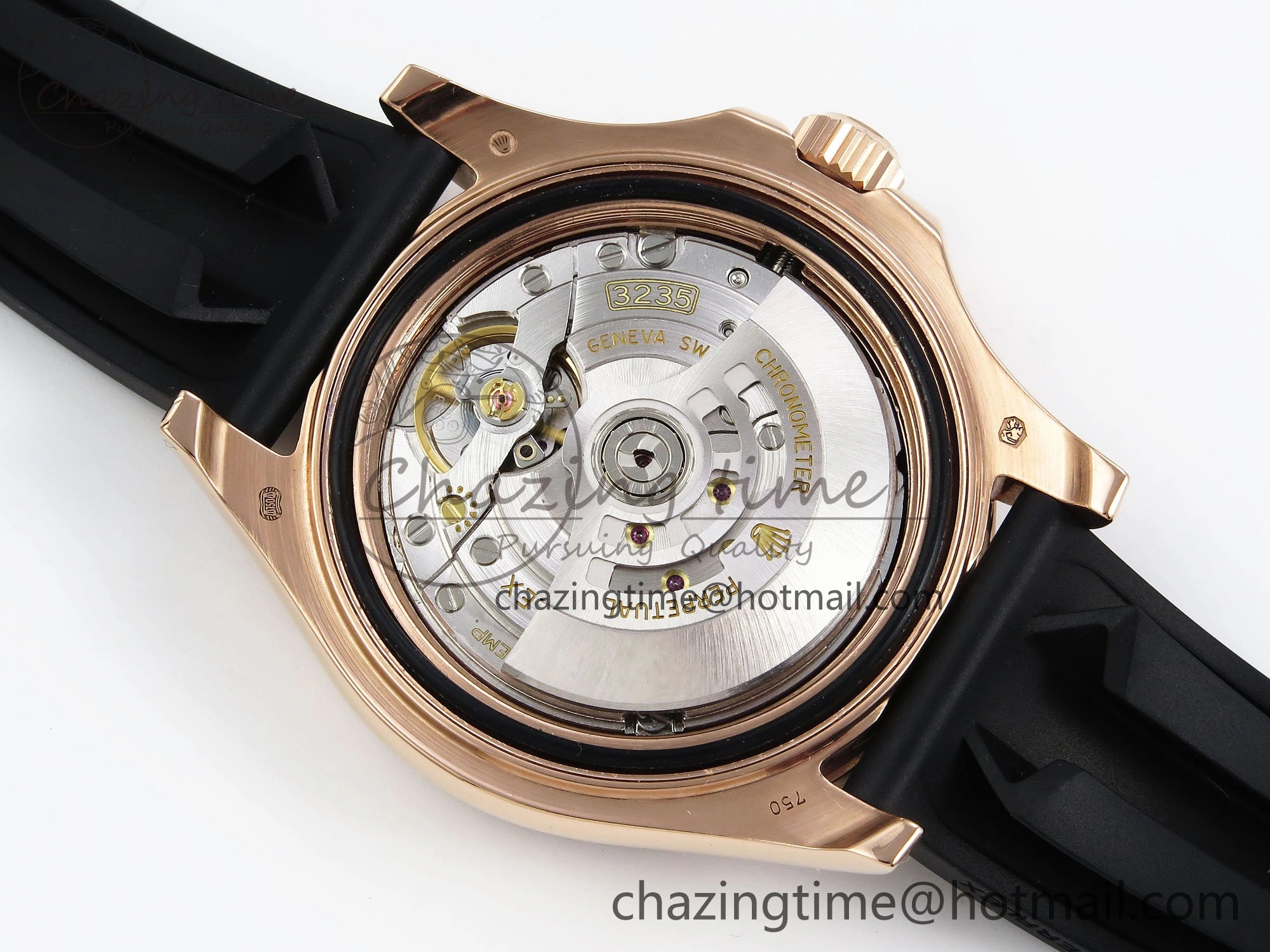 Yacht-Master 126655 KF 1:1 Best Edition RG Wrapped on Oysterflex Strap VR3235 (Gen Weight)