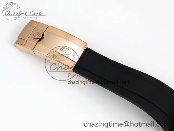 Yacht-Master 126655 KF 1:1 Best Edition RG Wrapped on Oysterflex Strap VR3235 (Gen Weight)