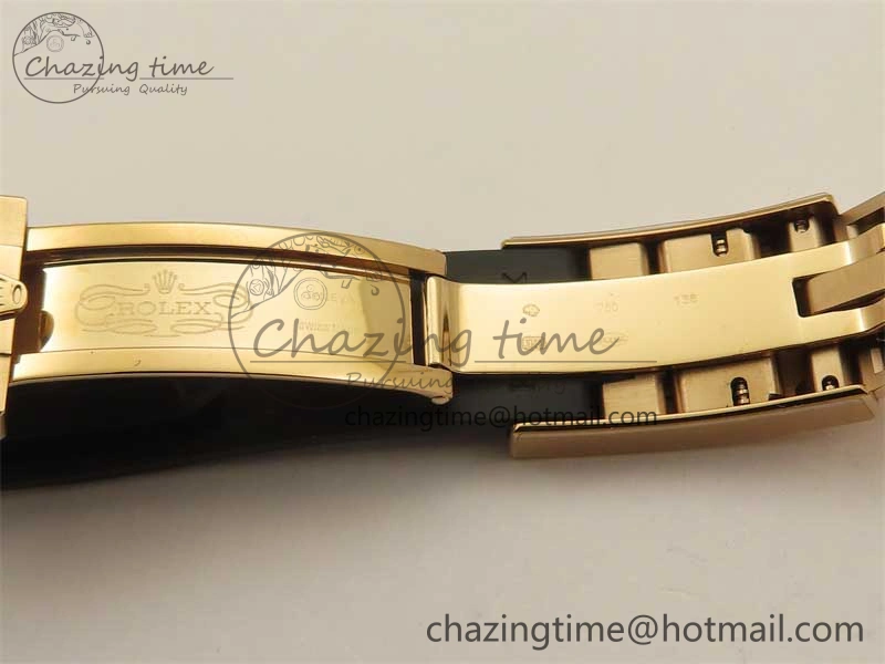 Yacht-Master 126655 RG 3EF 1:1 Best Edition Black Ceramic Bezel on Black Rubber Strap VS3235