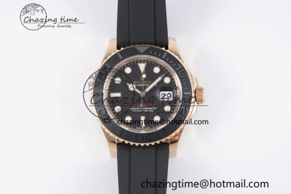 Yacht-Master 126655 VSF 1:1 Best Edition Black Ceramic Bezel on Oysterflex Rubber Strap VS3235