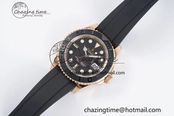 Yacht-Master 126655 VSF 1:1 Best Edition Black Ceramic Bezel on Oysterflex Rubber Strap VS3235