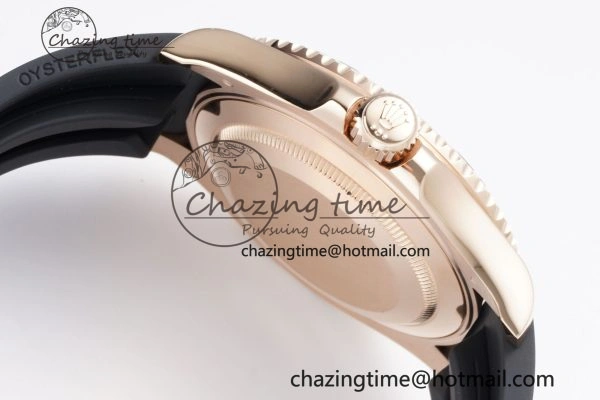 Yacht-Master 126655 VSF 1:1 Best Edition Black Ceramic Bezel on Oysterflex Rubber Strap VS3235