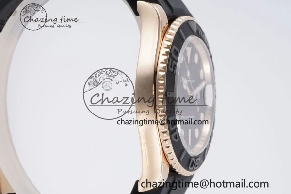 Yacht-Master 126655 VSF 1:1 Best Edition Black Ceramic Bezel on Oysterflex Rubber Strap VS3235