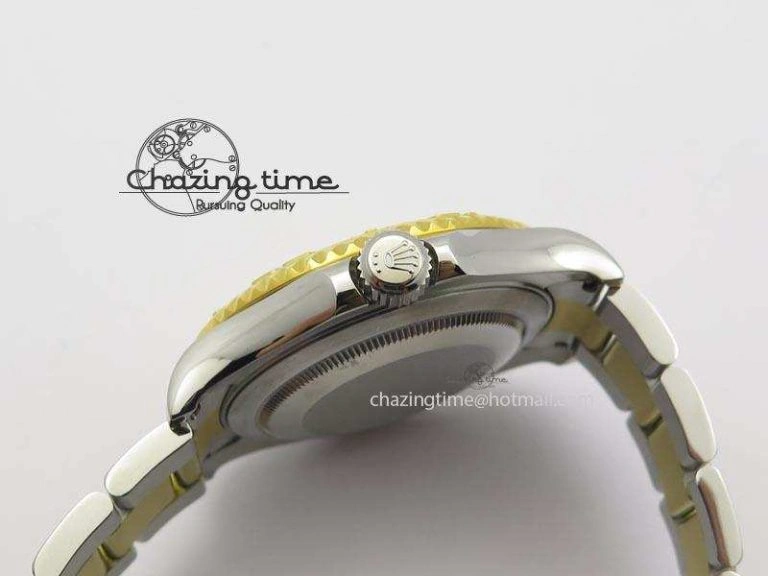 Yacht-Master 16623 JF Best Edition YG Dial On SS YG Bracelet A2836