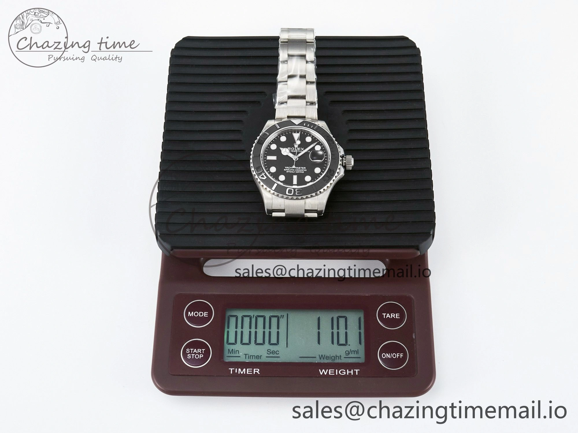 Yacht-Master 226627 Titanium Clean 1:1 Best Edition Black Dial on Titanium Bracelet VR3235