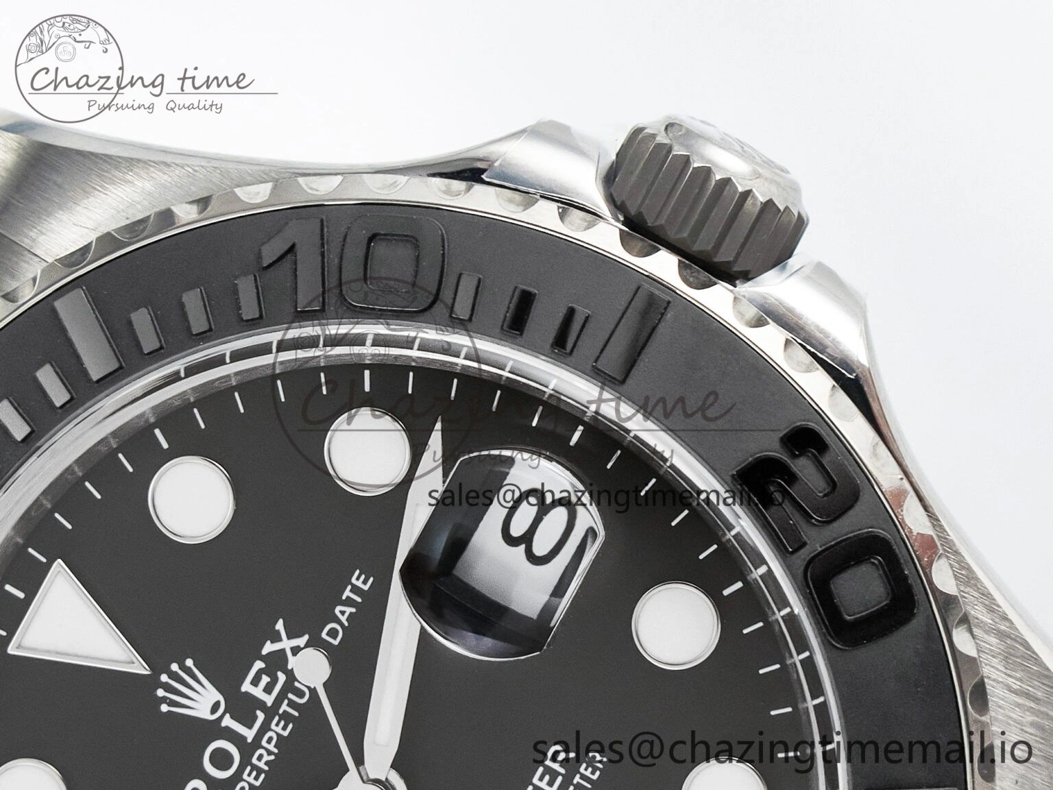 Yacht-Master 226627 Titanium Clean 1:1 Best Edition Black Dial on Titanium Bracelet VR3235