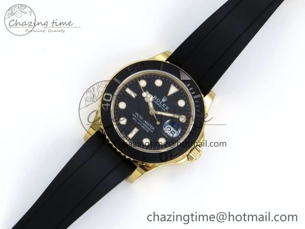 Yacht-Master 226658 KF 1:1 Best Edition YG Wrapped on Oysterflex Strap VR3235 (Gen Weight)