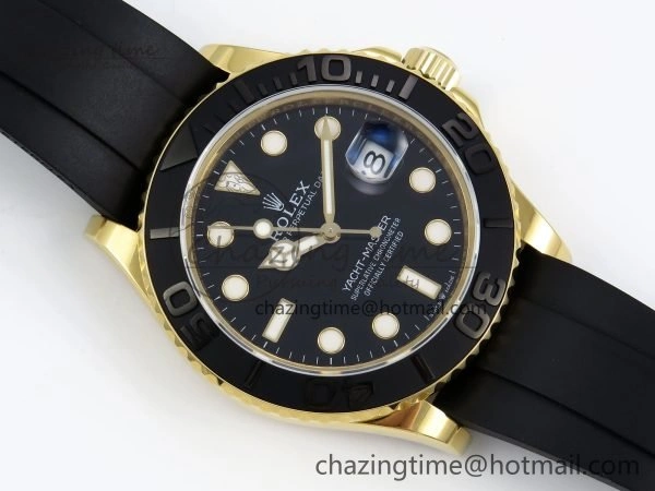 Yacht-Master 226658 KF 1:1 Best Edition YG Wrapped on Oysterflex Strap VR3235 (Gen Weight)