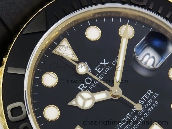 Yacht-Master 226658 KF 1:1 Best Edition YG Wrapped on Oysterflex Strap VR3235 (Gen Weight)
