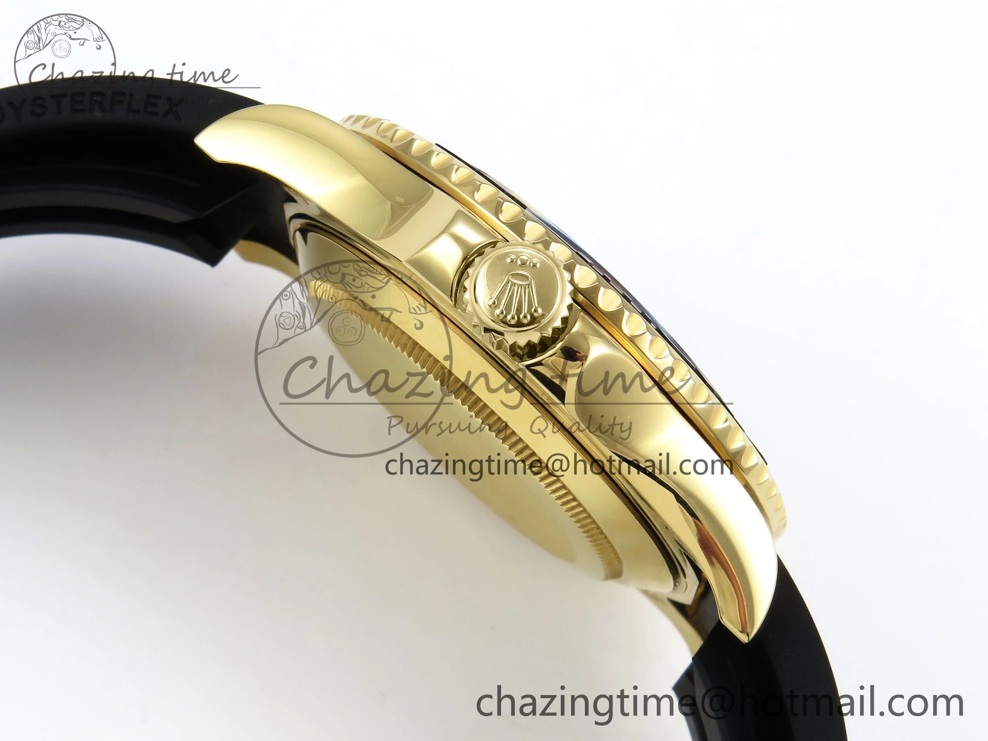 Yacht-Master 226658 KF 1:1 Best Edition YG Wrapped on Oysterflex Strap VR3235 (Gen Weight)