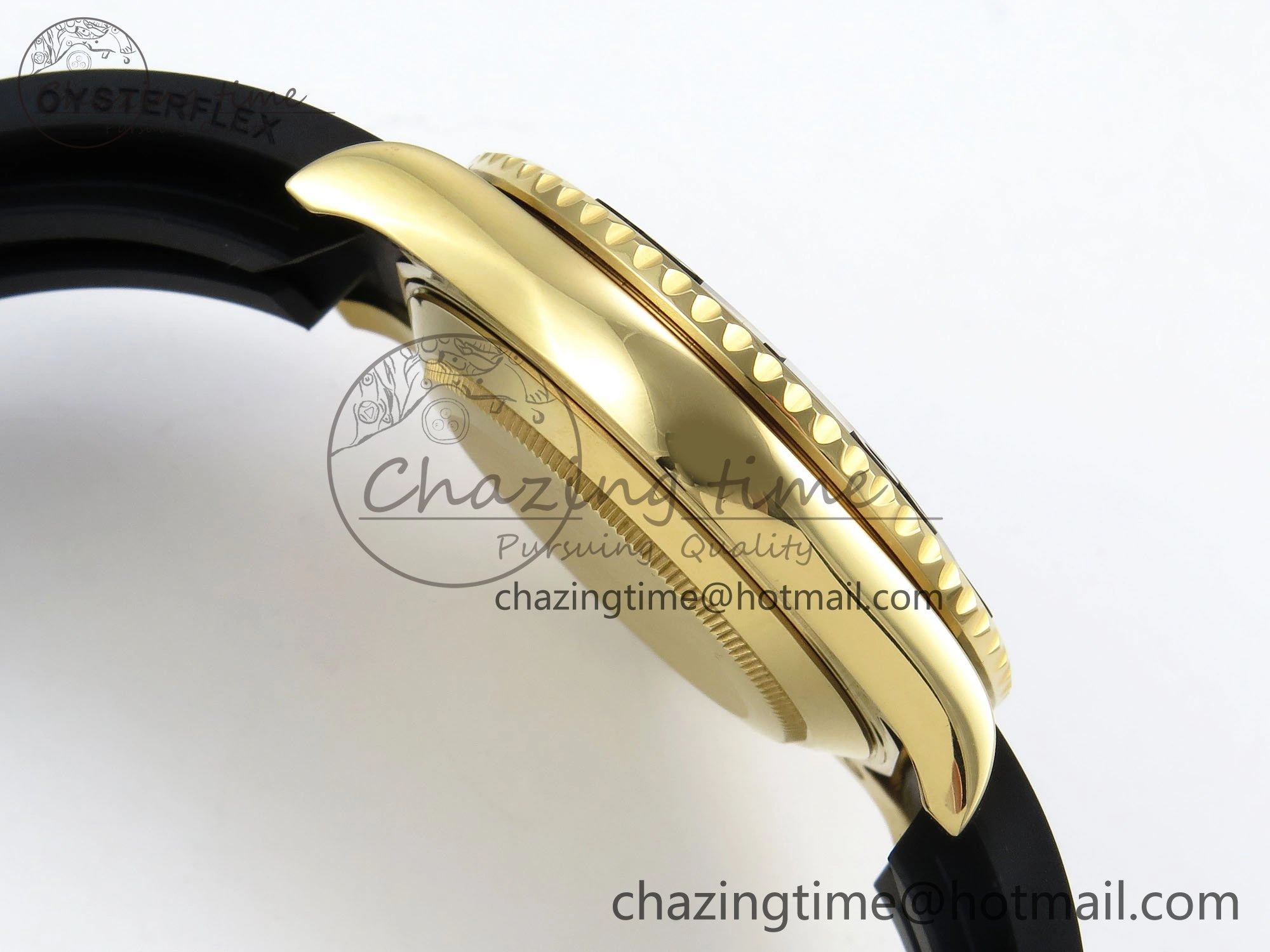 Yacht-Master 226658 KF 1:1 Best Edition YG Wrapped on Oysterflex Strap VR3235 (Gen Weight)