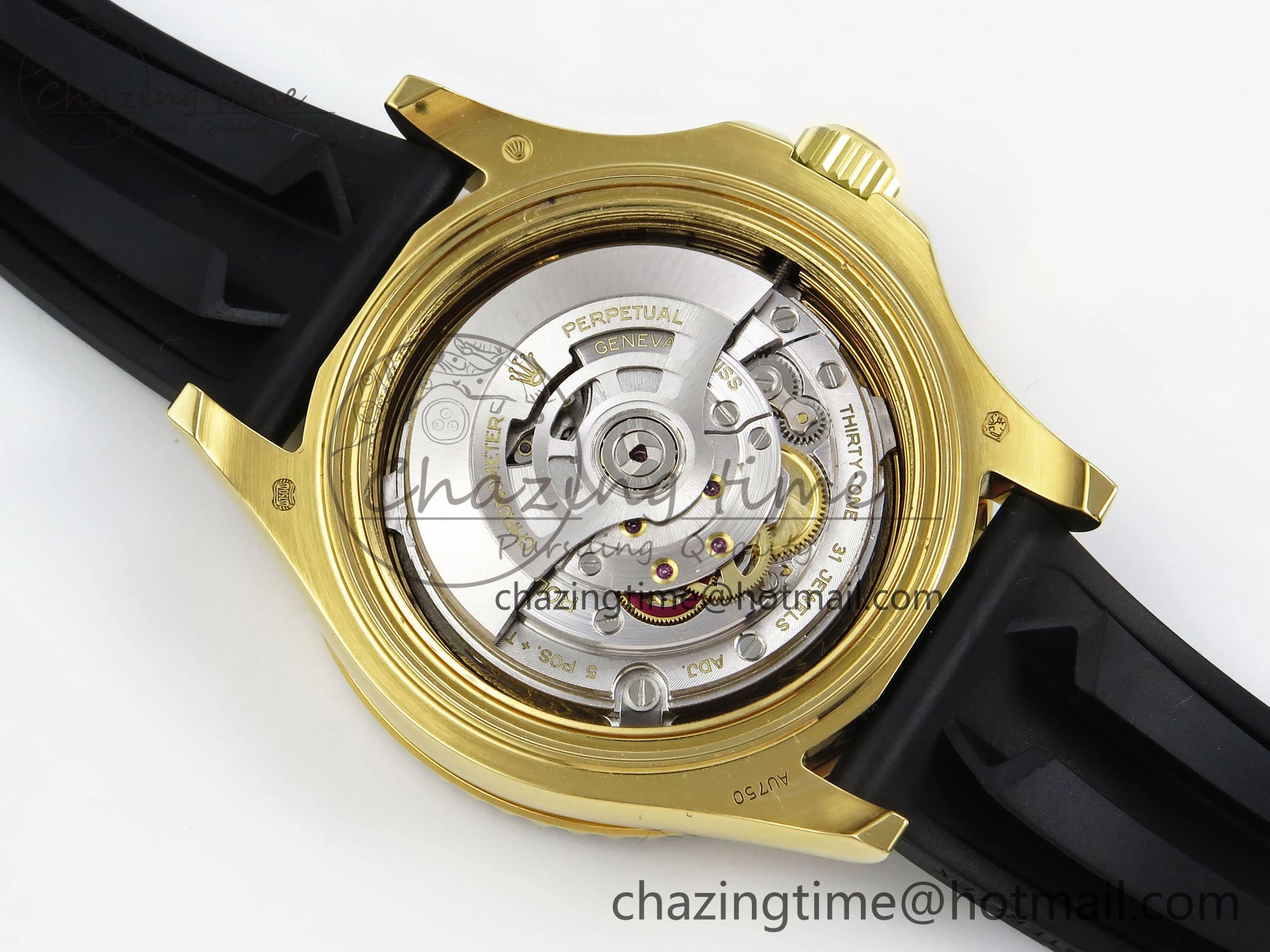 Yacht-Master 226658 KF 1:1 Best Edition YG Wrapped on Oysterflex Strap VR3235 (Gen Weight)
